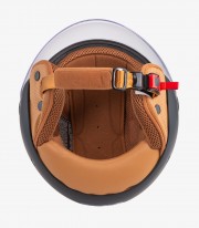 NZI Magma Matte Black Open Face Helmet