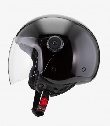 NZI Magma Black Open Face Helmet