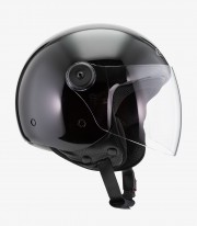 NZI Magma Black Open Face Helmet