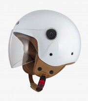 NZI Magma White Open Face Helmet