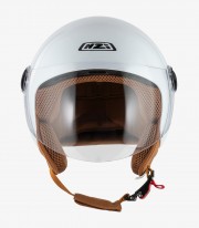 NZI Magma White Open Face Helmet