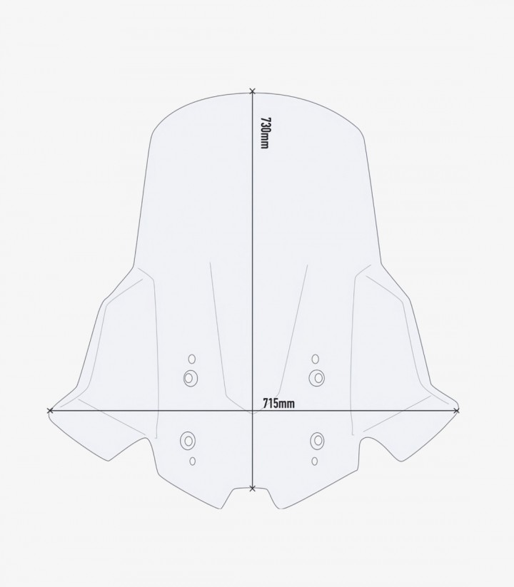 Parabrisas Transparente GIVI SYM Maxsym TL 500 / TL 508 (20-26) D7060ST