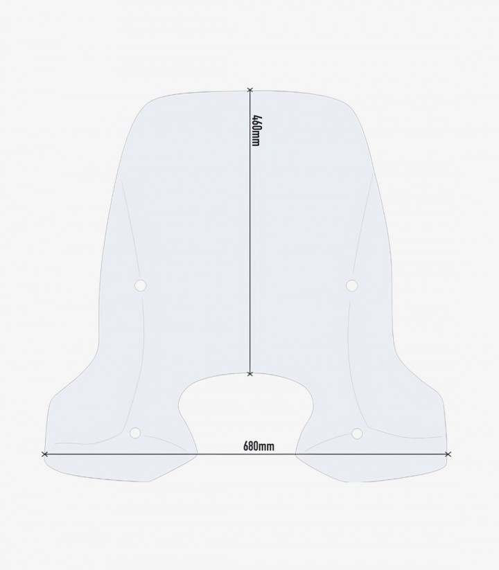 Parabrisas Transparente GIVI Kymco People ONE 125-150 (13-25) D6116ST