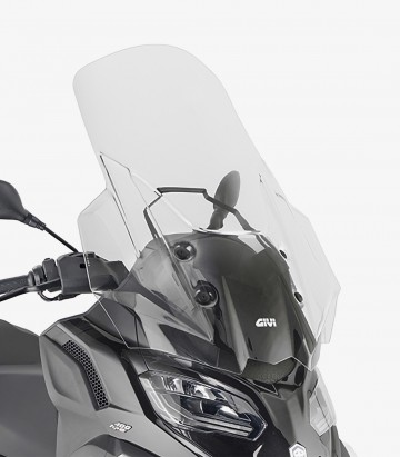 Piaggio MP3 HPE 400-400 Sport - 530 Exclusive (22-26) GIVI Windscreen in Transparent D5619ST