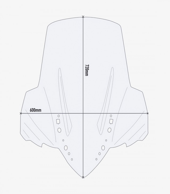 Parabrisas Transparente GIVI Yamaha Tricity 300 (20-26) D2149ST