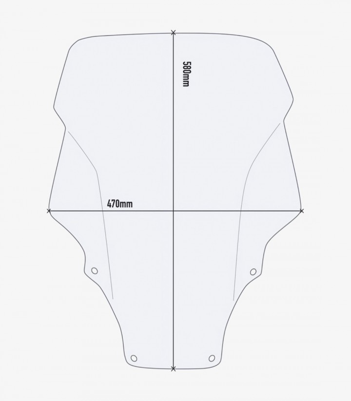 Honda Forza 125 (21-22) GIVI Windscreen in Transparent D1187ST