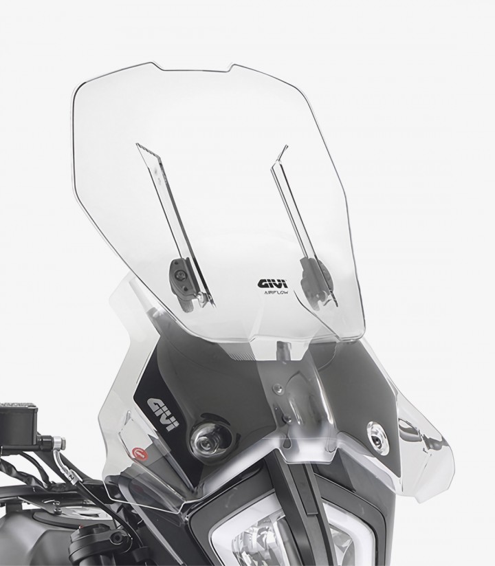 Verstellbares Windschild Airflow Klar GIVI KTM 390/790/890 Adventure (19-24) AF7711B