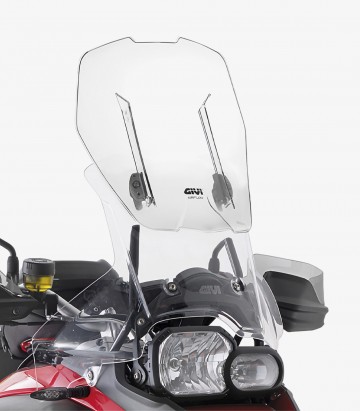 BMW F 800 GS Adventure (13-18) GIVI Airflow Adjustable Windscreen in Transparent AF5110B
