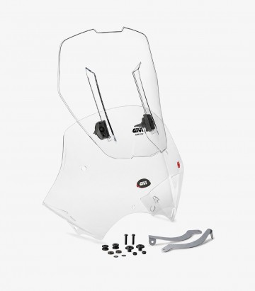 BMW R 1200 GS (04-12) GIVI Transparent Airflow Adjustable Windscreen AF330B