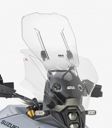 Suzuki V-strom 800DE (23-26) GIVI Airflow Adjustable Windscreen in Transparent AF3125B