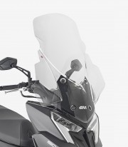 Kymco Dink R 125-150 TUNNEL / Dink 125-150 FLAT (23-25) GIVI Windscreen in Transparent 6121DT+D6121KIT