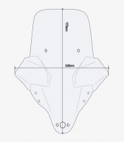 Parabrisas Transparente GIVI Kymco X-Town 125-300 CITY (20-25) 6115DT+D6115KIT