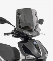 Piaggio Liberty 50-125-150 (25-26) GIVI Windshield in Smoked 5623S+A5623A