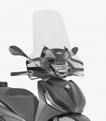 Parabrisas Transparente GIVI Piaggio Beverly 300-310-400 HPE (21-26) 5621A+A5616A
