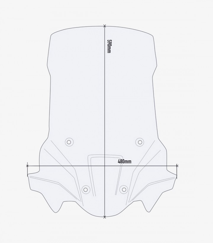 Cúpula Transparente GIVI Triumph Tiger 900 (20-23) D6418ST