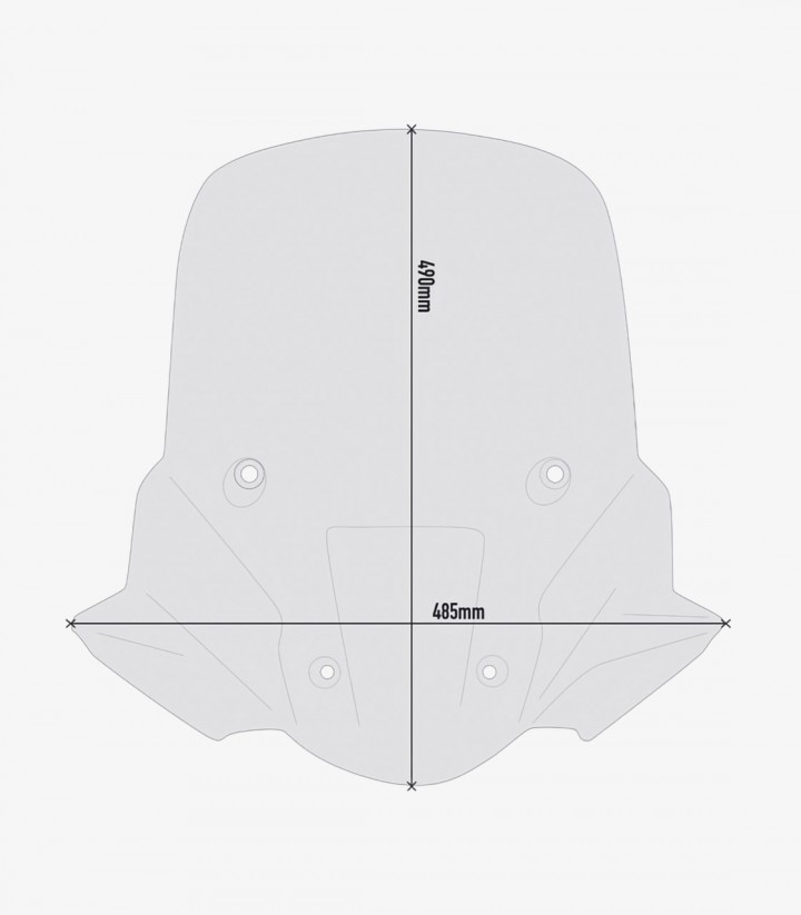 Cúpula Transparente GIVI Triumph Tiger 900 (20-23) D6415S