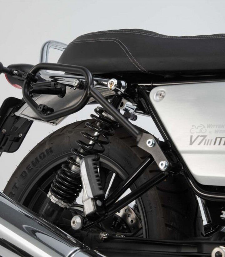 Seitenträger Rechts SLC Moto Guzzi V7 III Anniversario/Carbon/Milano/Rough/Special/Stone (16-20) SW-MOTECH HTA.17.595.11001