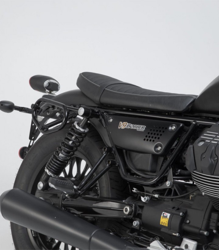 Soporte Lateral Derecho SLC Moto-Guzzi V9 Roamer / Bobber (15-18) SW-MOTECH HTA.17.797.11001 HTA.17.797.11001