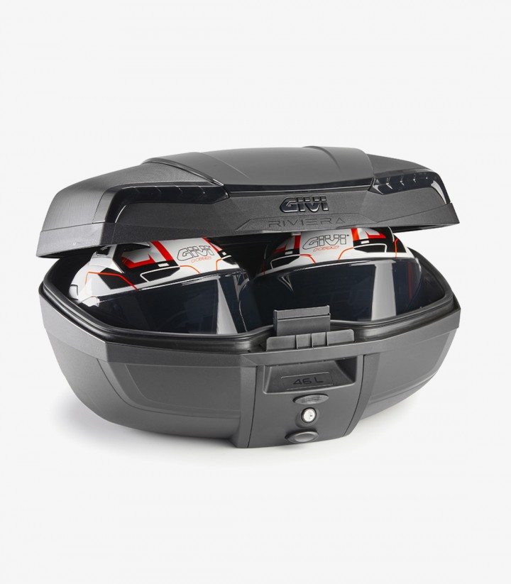 Baúl GIVI E46 Riviera Black Edition Monolock 46 L