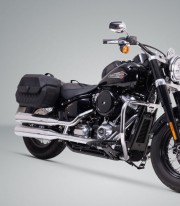SW-MOTECH Left SLH LH1 Side Carrier for Harley-Davidson Street Bob / Slim / Fat Bob (17), Low Rider S (19), Softail Standard ...