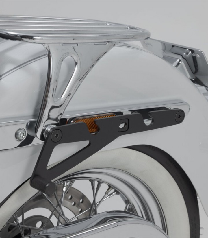 Soporte Lateral Izquierdo SLH LH1 Harley-Davidson Softail Deluxe (17) SW-MOTECH HTA.18.682.11600 HTA.18.682.11600