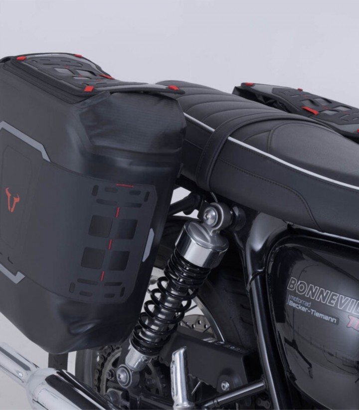 Seitenträger Links V-LOC Triumph Bonneville T100 (16-21), T120 (15-25) SW-MOTECH VMC.11.743.10000