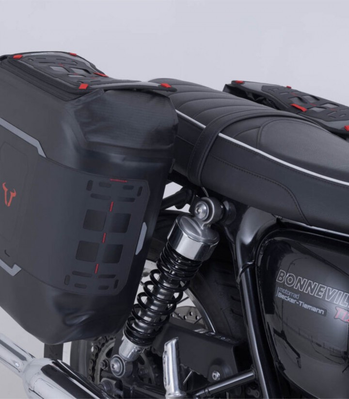 Soporte Lateral Derecho V-LOC Triumph Bonneville T100 (16-21), Bonneville T120 (15-21) SW-MOTECH VMC.11.743.11000 VMC.11.743....