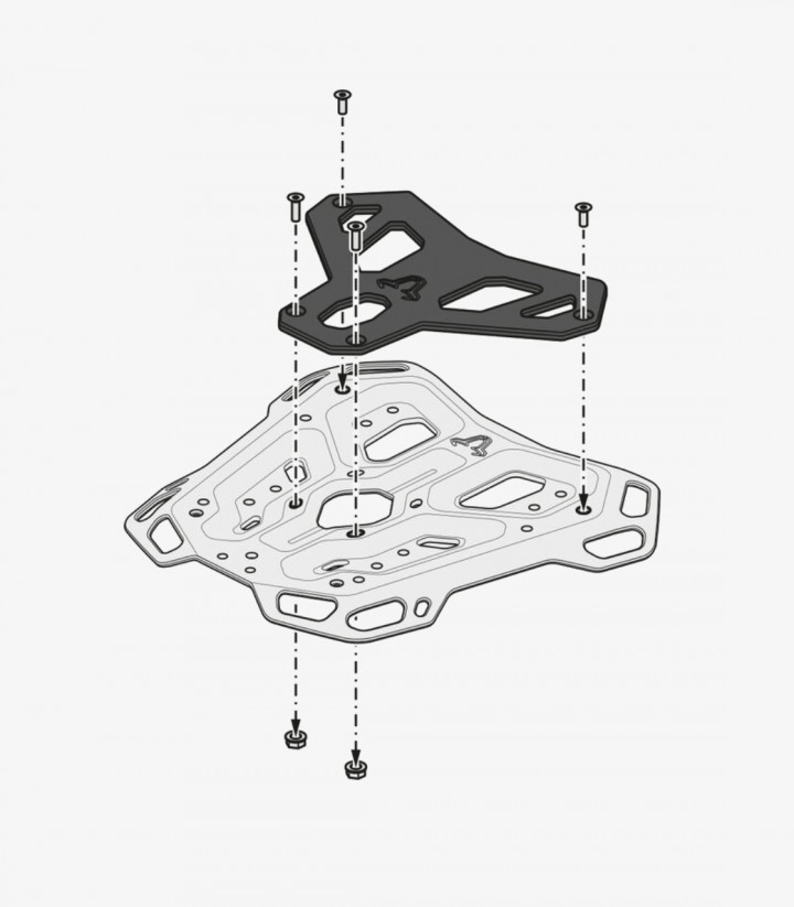 Topcase mit Träger URBAN ABS Schwarz 16-29 L Honda XL750 Transalp (22-24) / E-Clutch (25) SW-MOTECH GPT.01.070.60000/B
