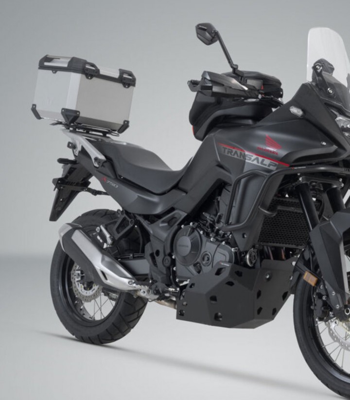 Maleta Superior con Soporte TRAX ADV Plateada 38 L Honda XL750 Transalp (22-24) SW-MOTECH GPT.01.070.70000/S GPT.01.070.70000/S