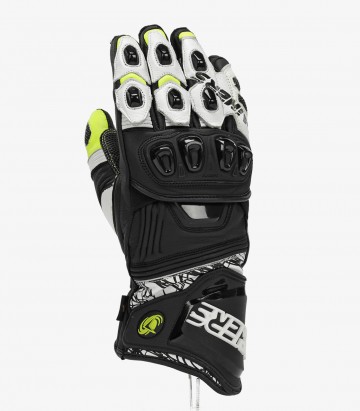 Guantes Rainers VRC4 PRO-F Blanco / Fluor Racing