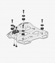 SW-MOTECH 38 L TRAX ADV Side Case with Carrier for Honda CB500X (13-18), CBR500R (12-15), CB500F (12-16), NX500 (23) Black GP...