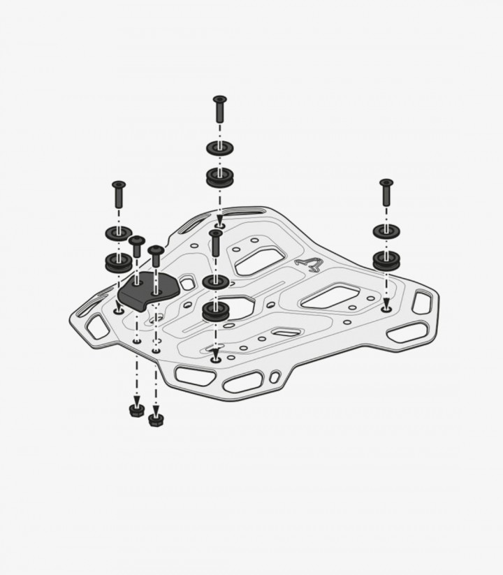 Maleta Superior con Soporte TRAX ADV Negra 38 L Honda NC750XD / XA (20-24) SW-MOTECH GPT.01.841.70000/B GPT.01.841.70000/B