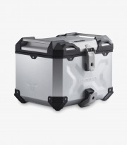 SW-MOTECH 38 L TRAX ADV Side Case with Carrier for Honda CRF1000L Africa Twin Adventure Sports (18-19) Silver GPT.01.890.7000...