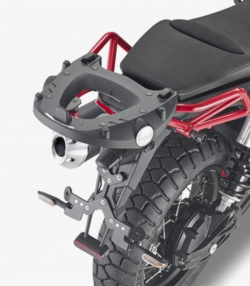 GIVI MONOKEY® / MONOLOCK® Top Case Mount Moto Guzzi V85 TT (19-23) SR8203
