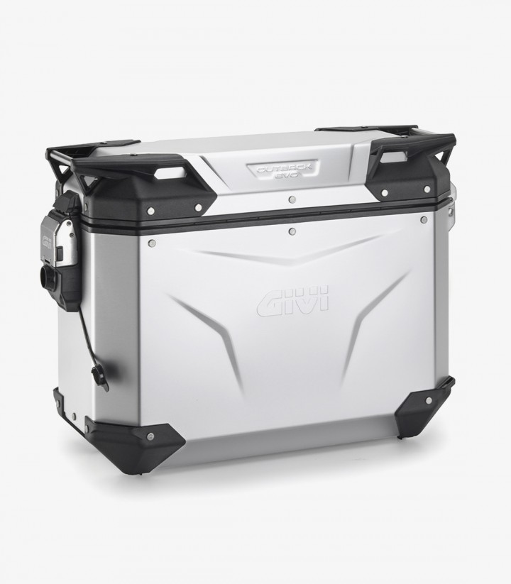 Maletas Laterales GIVI Trekker Outback Evo Smart 37 L Monokey en Aluminio Anodizado