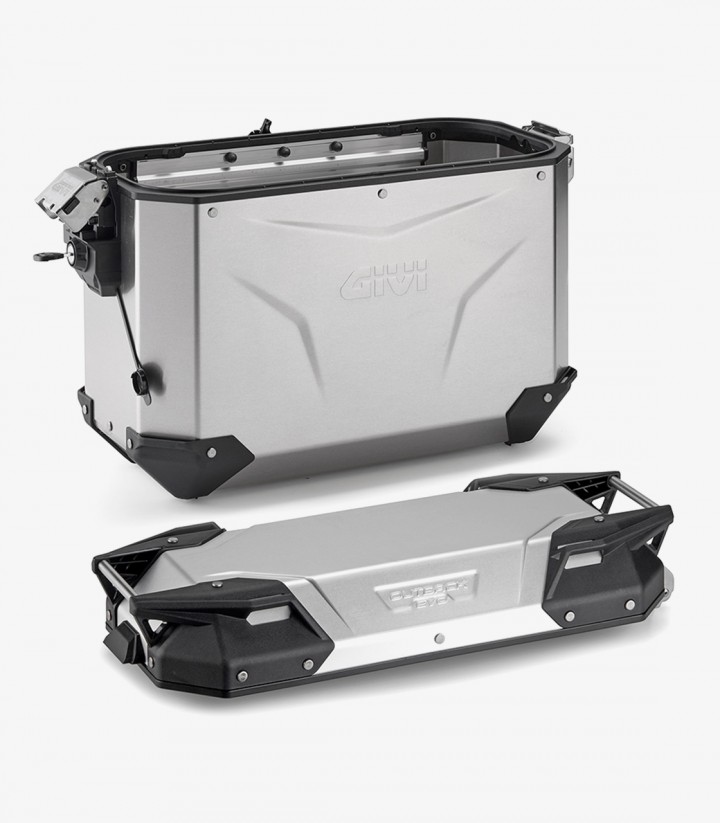 Maletas Laterales GIVI Trekker Outback Evo Smart 37 L Monokey en Aluminio