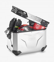 Maletas Laterales GIVI Trekker Outback Evo Smart 48 L Monokey en Aluminio Anodizado