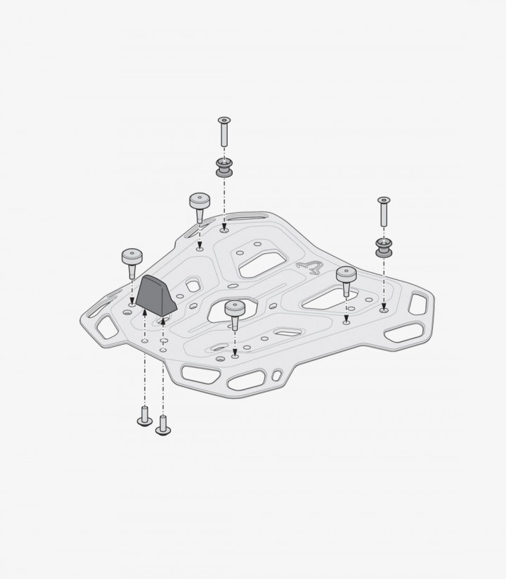 SW-MOTECH DUSC XL 55 L Top Case with Carrier for Honda CRF1100L Africa Twin (19-23) Black GPT.01.942.66000/B GPT.01.942.66000/B