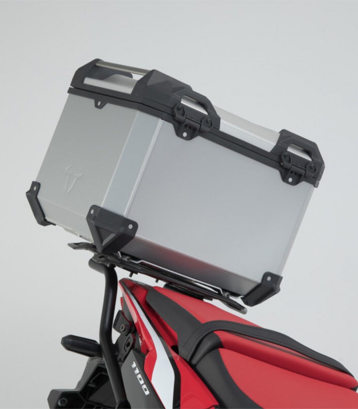 Maleta Superior con Soporte TRAX ADV Plateada 38 L Honda CRF1100L Africa Twin (19-21) SW-MOTECH GPT.01.950.70001/S GPT.01.950...