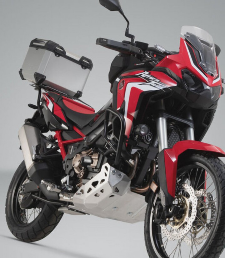 SW-MOTECH 38 L TRAX ADV Side Case with Carrier for Honda CRF1100L Africa Twin (19-21) Silver GPT.01.950.70001/S GPT.01.950.70...