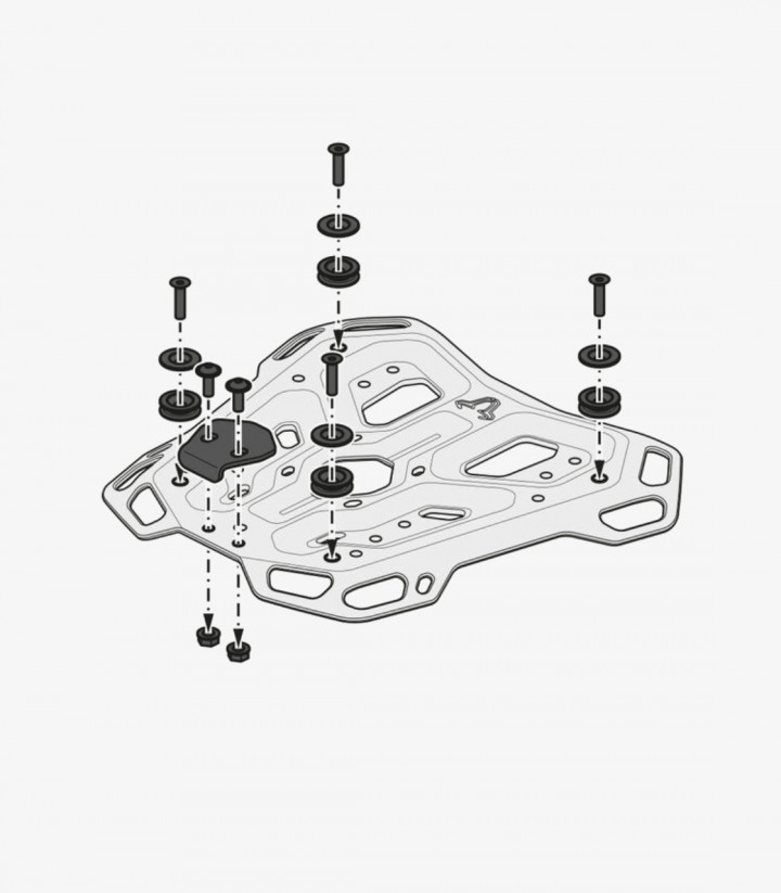 SW-MOTECH 38 L TRAX ADV Side Case with Carrier for VOGE 650DS / DSX (21) Black GPT.02.049.70000/B GPT.02.049.70000/B