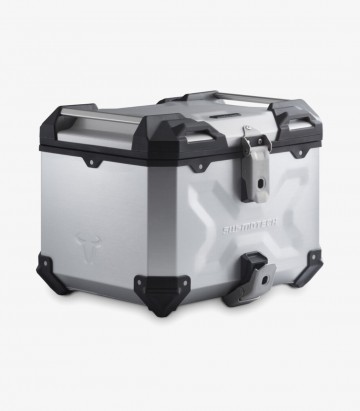 Maleta Superior con Soporte TRAX ADV Plateada 38 L VOGE DS900X (23), DS800X Rally (25), DS625X (24) SW-MOTECH GPT.02.643.70000/S