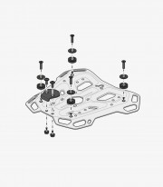 SW-MOTECH 38 L TRAX ADV Side Case with Carrier for VOGE DS900X (23), DS800X Rally (25), DS625X (24) Silver GPT.02.643.70000/S...