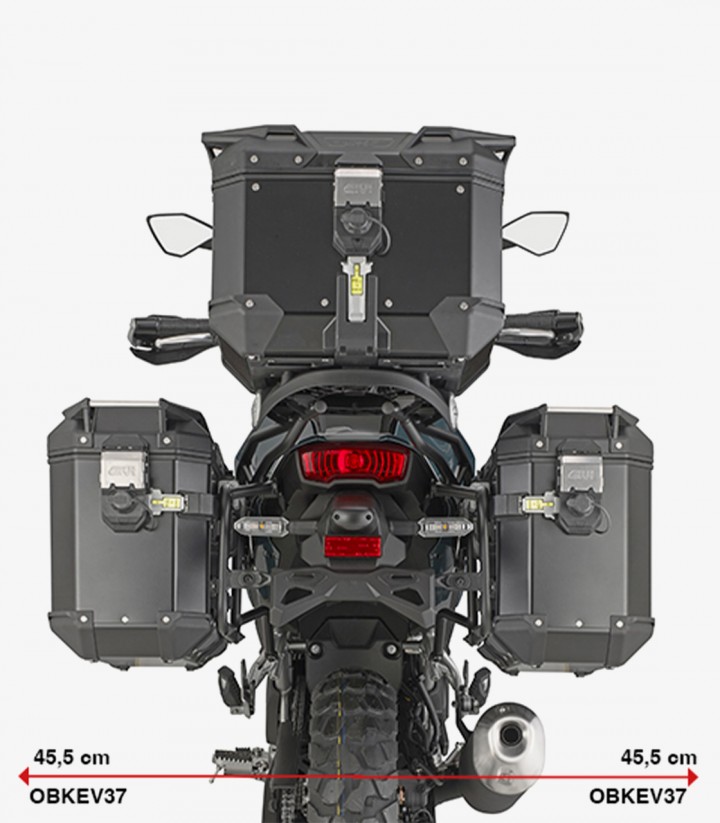 Portamaletas Laterales GIVI PL ONE-FIT para Kawasaki KLE500 / KLE500 SE (26) PLO4139CAM
