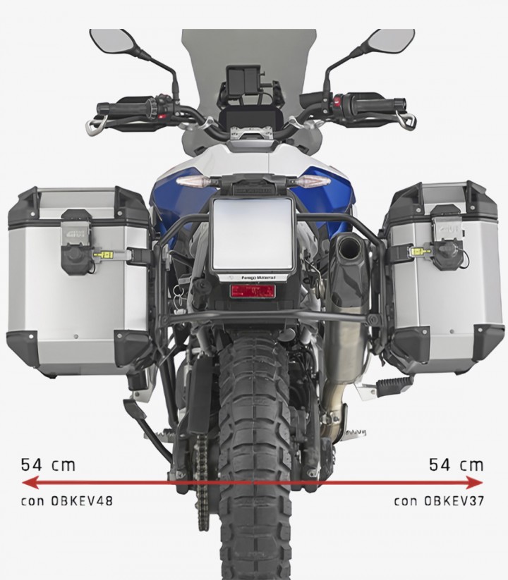 Portamaletas Laterales GIVI PL ONE-FIT para BMW F 900 GS (24-26) PLO5145CAM