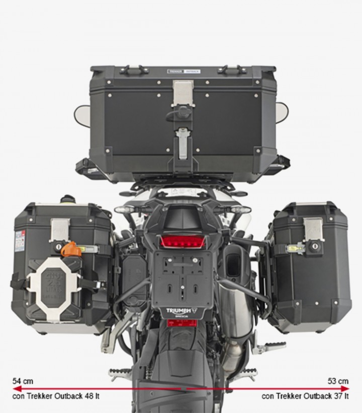 Portamaletas Laterales GIVI PL ONE-FIT para Triumph Tiger 900 (20-23) PLO6425CAM