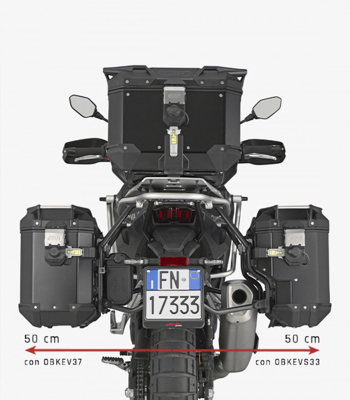 Portamaletas Laterales GIVI PL ONE-FIT para Kove 800 X Pro (24) PLOS9651CAM
