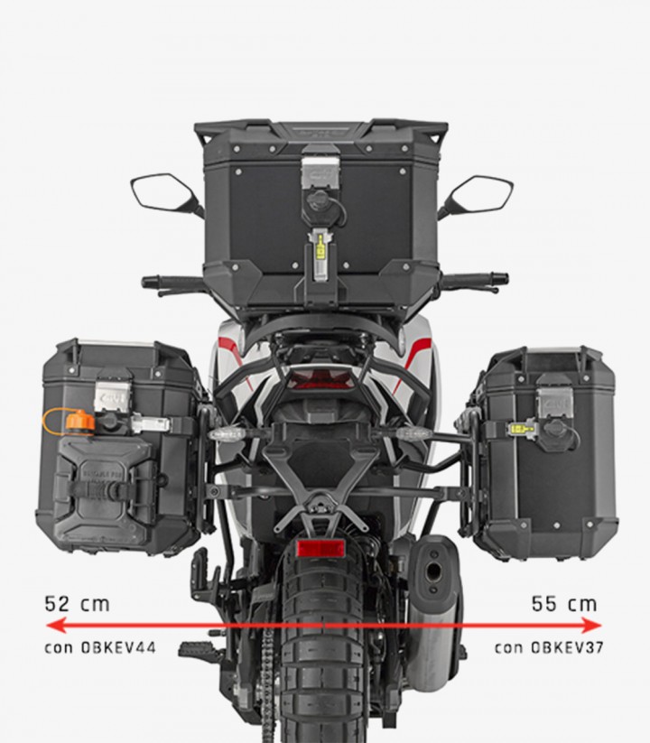 Portamaletas Laterales GIVI PL ONE-FIT para Moto Morini X-CAPE 700 (25-26) PLO9352CAM