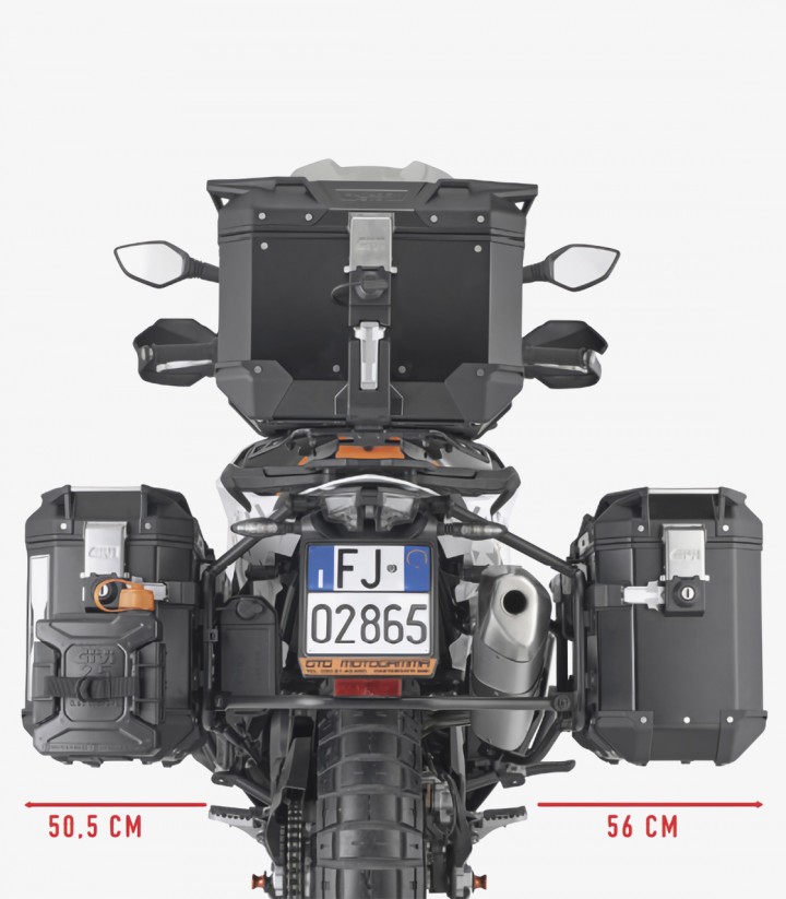 Portamaletas Laterales GIVI PL ONE-FIT para KTM 790 Adventure (19-20) PLO7717CAM