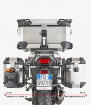 Portamaletas Laterales GIVI PL ONE-FIT para Honda XL 750 Transalp (23-24) PLO1201CAM